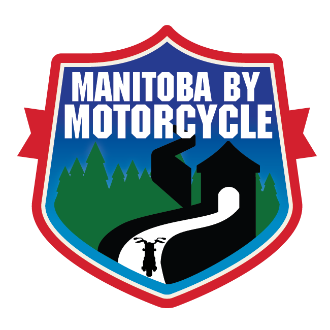 Manitoba by Motorcycle Town Staue Patch